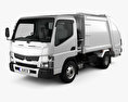 Mitsubishi Fuso Canter Shinmaywa Camion della spazzatura 2017 Modello 3D