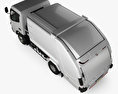 Mitsubishi Fuso Canter Shinmaywa Garbage Truck 2019 3d model top view
