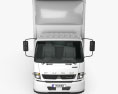 Mitsubishi Fuso Fighter Curtainsider 14 Pallet Truck 2020 Modello 3D vista frontale