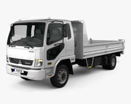 Mitsubishi Fuso Fighter Camion Ribaltabile 2017 Modello 3D