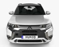 Mitsubishi Outlander PHEV 2020 3d model front view