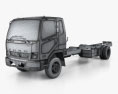Mitsubishi Fuso Fighter (1227) Chassis Truck 2017 3d model wire render