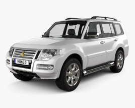 Mitsubishi Pajero 5-door CN-spec 2021 3D model
