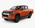 Mitsubishi Triton Double Cab 2021 3d model