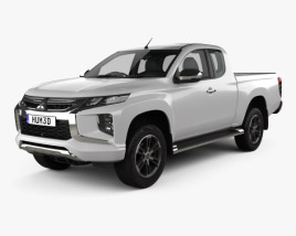 Mitsubishi Triton Club Cab 2021 3D model
