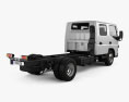 Mitsubishi Fuso Canter (515) City Crew Cab Chassis Truck 2019 3d model back view