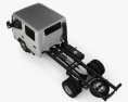 Mitsubishi Fuso Canter (515) City Crew Cab Chassis Truck 2019 3d model top view