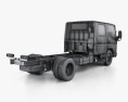 Mitsubishi Fuso Canter (515) City Crew Cab Camion Telaio con interni 2016 Modello 3D
