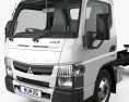 Mitsubishi Fuso Canter (515) Super Low City Cab Chassis Truck with HQ interior 2019 3d model