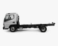 Mitsubishi Fuso Canter (515) Wide Single Cab Chassis Truck with HQ interior 2019 3d model side view