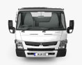 Mitsubishi Fuso Canter (515) Wide Single Cab Chassis Truck with HQ interior 2019 3d model front view