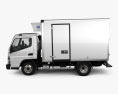 Mitsubishi Fuso Canter (515) Wide Single Cab Refrigerator Truck 2019 3d model side view