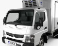 Mitsubishi Fuso Canter (515) Wide Single Cab Refrigerator Truck 2019 3d model