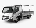 Mitsubishi Fuso Canter (515) Wide Cabina Singola Tray Truck 2016 Modello 3D