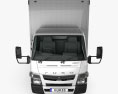 Mitsubishi Fuso Canter (615) Wide Single Cab Curtain Sider Truck 2019 3d model front view