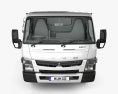 Mitsubishi Fuso Canter (918) Wide Single Cab Chassis Truck with HQ interior 2019 3d model front view