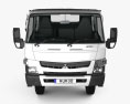 Mitsubishi Fuso Canter (FG) Wide Crew Cab 底盘驾驶室卡车 带内饰 2016 3D模型 正面图