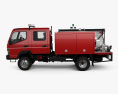 Mitsubishi Fuso Canter (FG) Wide Crew Cab Camion dei Pompieri 2016 Modello 3D vista laterale
