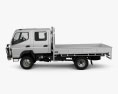 Mitsubishi Fuso Canter (FG) Wide Crew Cab Tray Truck 2019 3d model side view