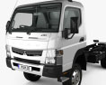 Mitsubishi Fuso Canter (FG) Wide Single Cab Chassis Truck with HQ interior 2019 3d model