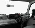Mitsubishi Fuso Canter (FG) Wide Cabina Simple Chasis de Camión con interior 2016 Modelo 3D dashboard
