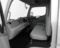 Mitsubishi Fuso Canter (FG) Wide Cabina Simple Chasis de Camión con interior 2016 Modelo 3D seats