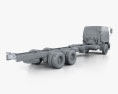 Mitsubishi Fuso Fighter (2427) Chassis Truck with HQ interior 2017 3d model