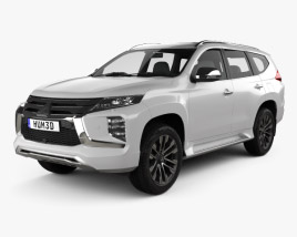 Mitsubishi Pajero Sport 2022 3D model
