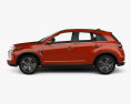 Mitsubishi ASX with HQ interior 2022 3d model side view
