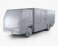 Mitsubishi Fuso Vision F-Cell Truck 2022 3d model clay render