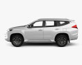 Mitsubishi Pajero Sport 带内饰 2019 3D模型 侧视图