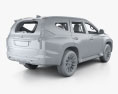 Mitsubishi Pajero Sport with HQ interior 2022 3d model