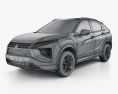 Mitsubishi Eclipse Cross 2022 3D модель wire render
