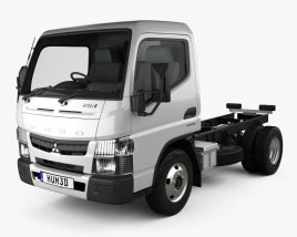Mitsubishi Fuso Canter Superlow City Cab Camion Châssis L1 2016 Modèle 3D