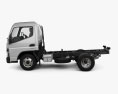 Mitsubishi Fuso Canter Superlow City Cab Chassis Truck L1 2019 3d model side view