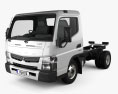 Mitsubishi Fuso Canter Wide Single Cab Chassis Truck L1 2019 3d model