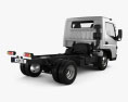 Mitsubishi Fuso Canter Wide Single Cab Chassis Truck L1 2019 3d model back view