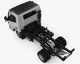 Mitsubishi Fuso Canter Wide Single Cab Chassis Truck L1 2019 3d model top view