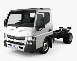 Mitsubishi Fuso Canter Wide Cabine Simple Camion Châssis L2 2016 Modèle 3D