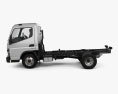 Mitsubishi Fuso Canter Wide Single Cab Chassis Truck L2 2019 3d model side view