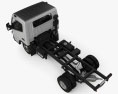 Mitsubishi Fuso Canter Wide Single Cab Chassis Truck L2 2019 3d model top view