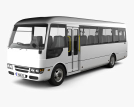 Mitsubishi Fuso Rosa Bus 1997 3D-Modell