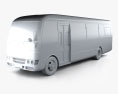 Mitsubishi Fuso Rosa バス 1997 3Dモデル clay render