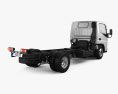 Mitsubishi Fuso Canter City Single Cab Low Roof Chassis Truck 2021 3d model back view
