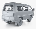 Mitsubishi Delica Star Wagon 4WD con interni e motore 1986 Modello 3D