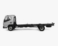 Mitsubishi Fuso Canter Wide Single Cab L3 Chassis Truck 2016 3d model side view