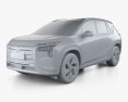Mitsubishi Airtrek CN-spec 2022 3d model clay render
