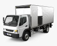 Mitsubishi Fuso FI Box Truck 2022 Modello 3D