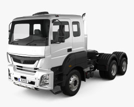 Mitsubishi Fuso TV Tractor Truck 2022 3D model
