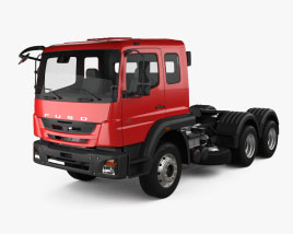 Mitsubishi Fuso FZ Tractor Truck 2022 3D model